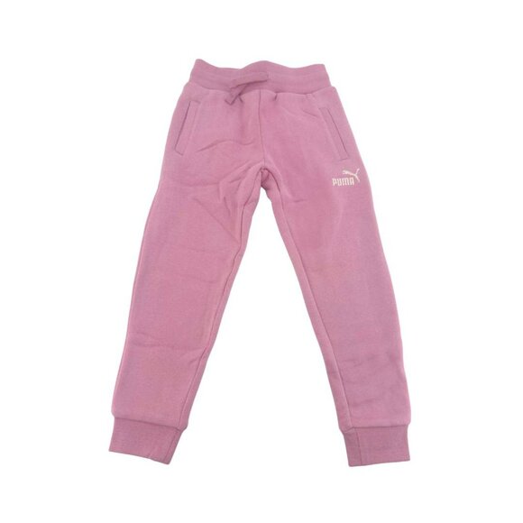 Puma Girl's Sweatpants | Pink | White Logo | Various Sizes **New - Picture 1 of 2